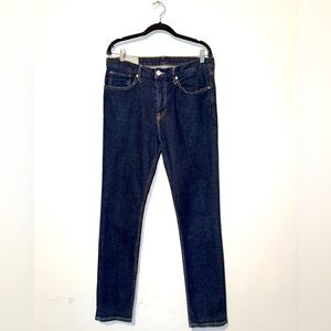 H&M Men's Slim Jeans - Dark Blue